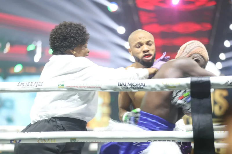 Okocha defeats Portable in celebrity boxing rematch