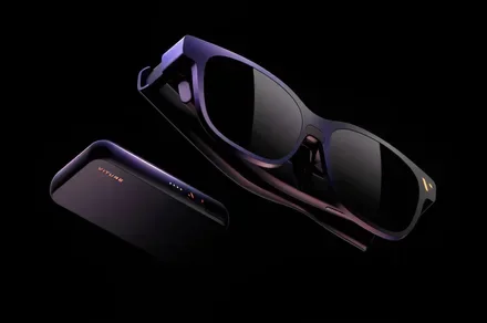 Viture’s lightest smart glasses yet still put a massive 146-inch screen in front of your eyes