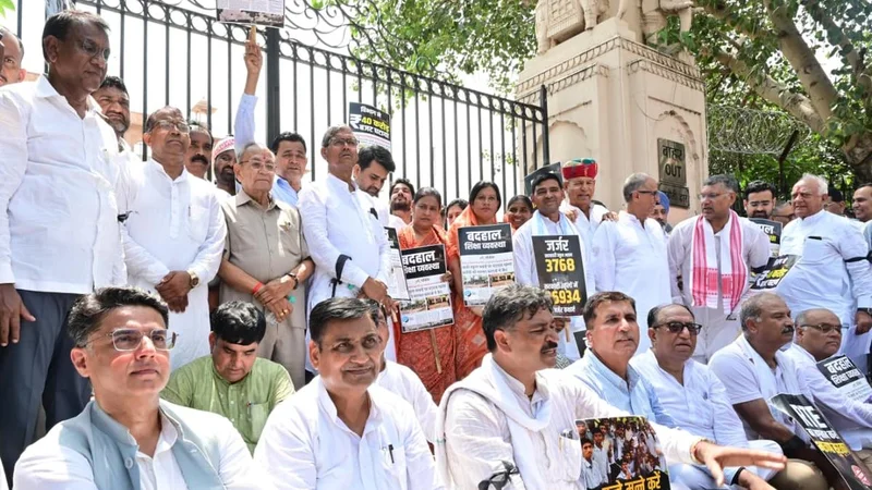 Congress MLAs boycott first day’s proceedings at Rajasthan Assembly monsoon session
