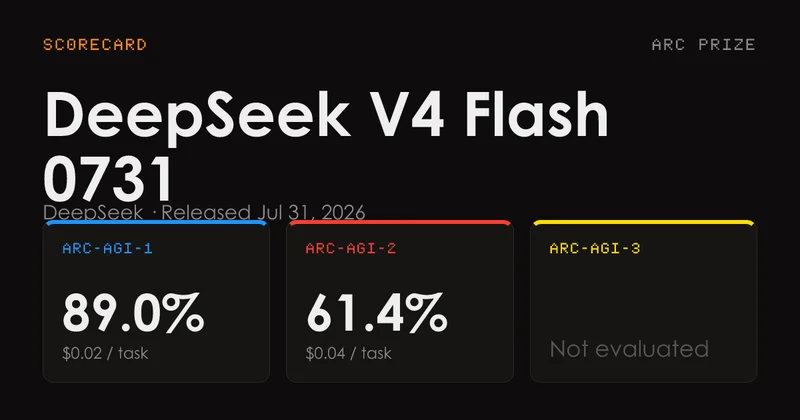 DeepSeek V4 Flash 0731