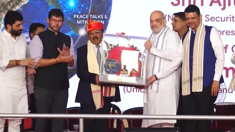 Amit Shah presents Lokmanya Tilak National Award to NSA Ajit Doval
