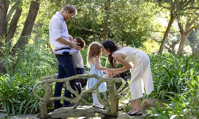 'Meghan is fully behind this move': Friends of the Sussexes say the Duchess wants to rekindle Harry's English side, that the American Dream 'might not be all that it was crack up to be' - and that this really could be a 'forever return' for the family