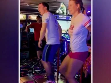 WATCH:  'Dance Dance Revolution' ignites sibling rivalry