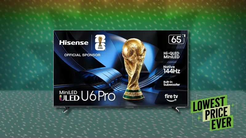 Hisense’s Latest 65-Inch Mini-LED TV Is Nearly Half Off Right Now