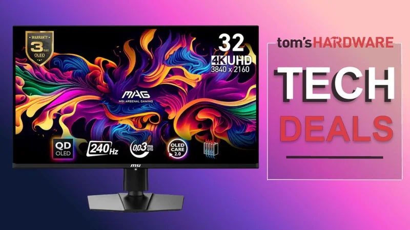 MSI's magnificent 32-inch 4K OLED gaming monitor returns to its lowest-ever price of $599 — save $130 on the MAG 321UPXB, the perfect 240Hz upgrade