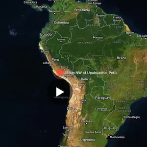 Strong magnitude 6.7 quake rocks central Peru