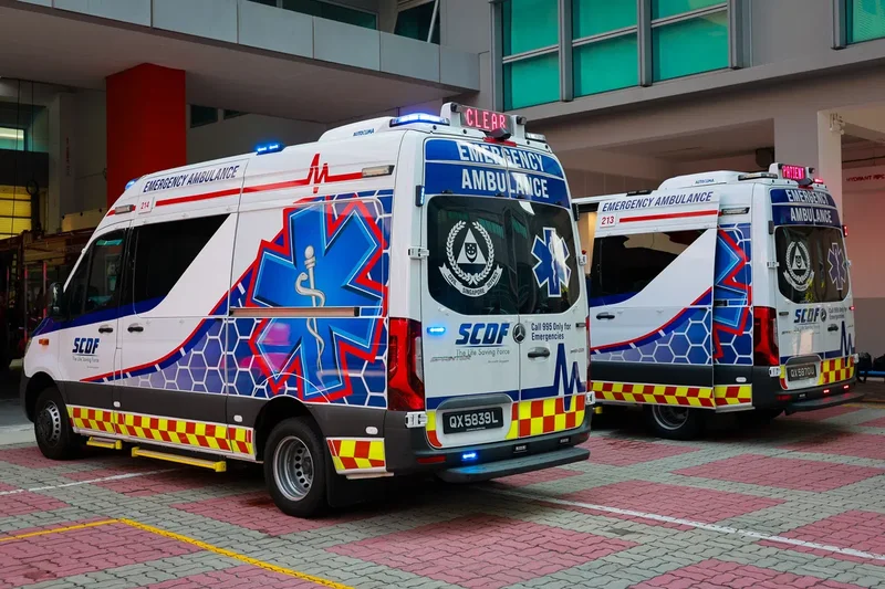 New SCDF ambulance equipped to carry up to two patients; enhanced safety features for occupants