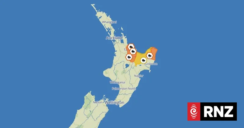 Downpours on the radar for East Coast, Bay of Plenty regions