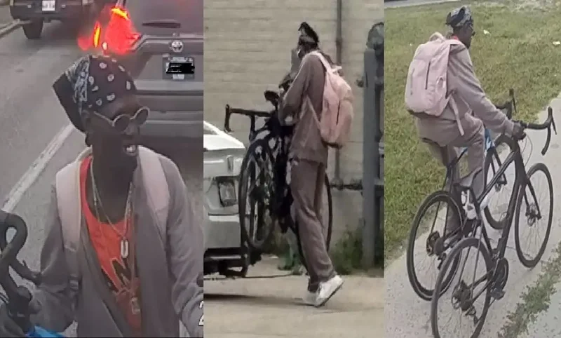 Winnipeg police share images of person of interest in charity cyclists’ bikes theft