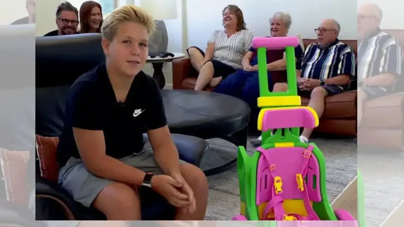 Utah boy, 13, spends 300 hours 3D-printing wheelchair for toddler