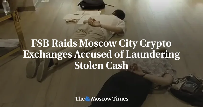 FSB Raids Moscow City Crypto Exchanges Accused of Laundering Stolen Cash