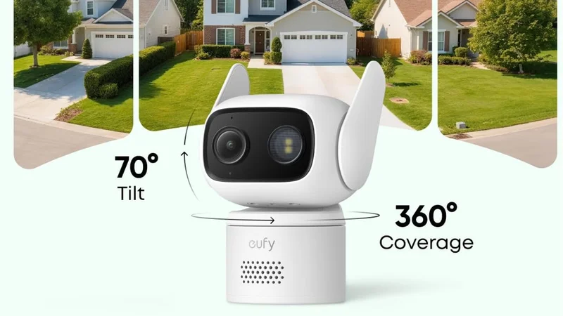 Save 33% on the Eufy C31 camera with 360-degree coverage and local storage