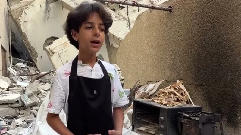 Watch: Young chef, 16, cooking up gourmet meals in Gaza