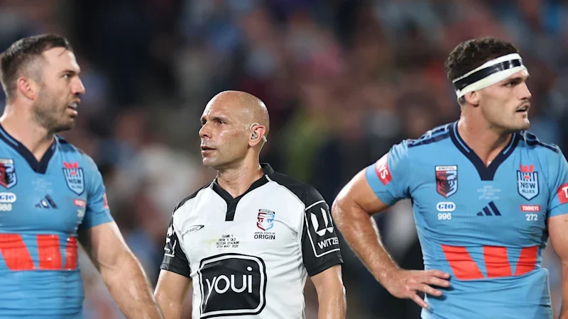 NRL’s top referee surfaces trackside despite $400k gambling controversy