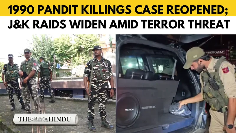 Kashmiri Pandit killings: J&K Police reopen 1990 case, search multiple locations