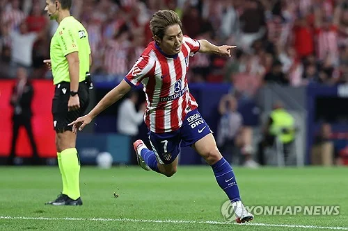 Lee Kang-in marks Spain return with 1st goal for Atletico Madrid