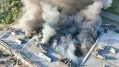 Russian double-tap drone strikes kill 14 in Ukrainian mall, officials say