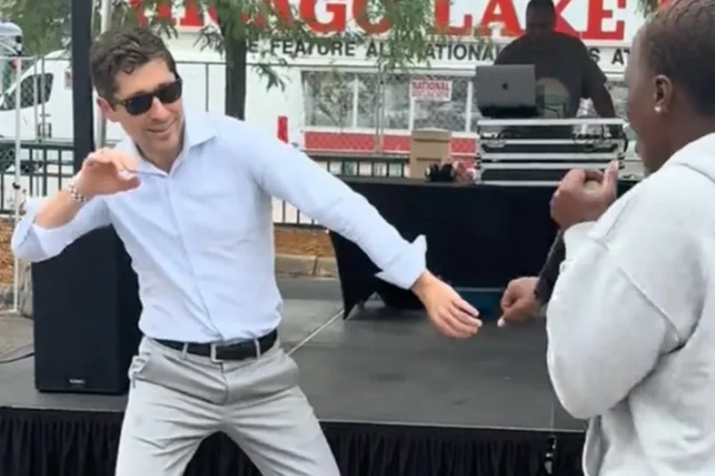 Cringe or cool? Minneapolis mayor’s dance moves set social media alight