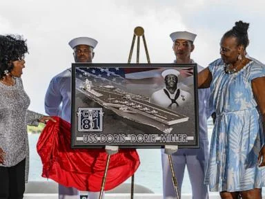 Navy mulls stripping Black war hero’s name from aircraft carrier for Trump: Sources