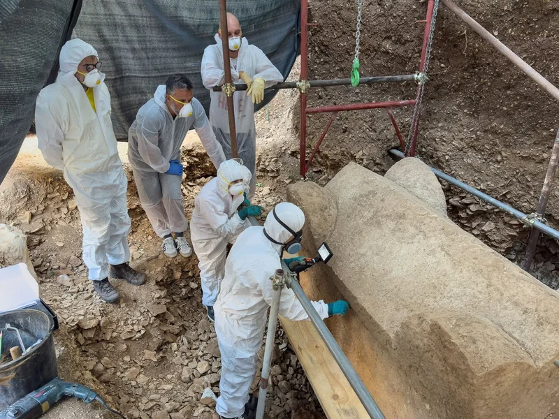 1,500-year-old sealed sarcophagus unearthed in Croatia