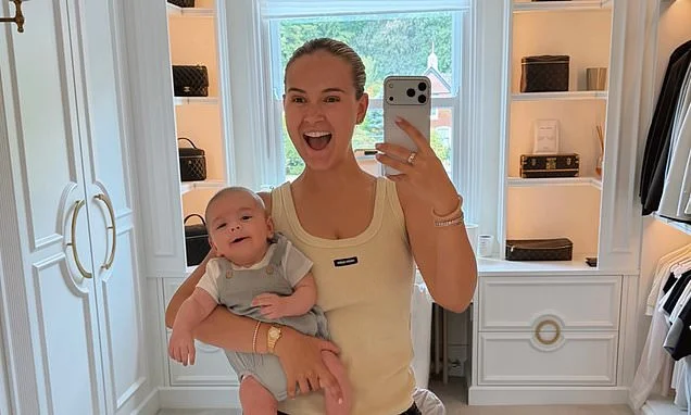 Molly-Mae Hague shares adorable snaps with her baby son Midas after boyfriend Tommy Fury faced backlash for criticising Kim Kardashian's 10 nannies despite having help with his two children
