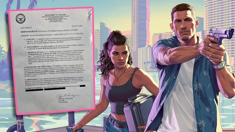 One Army Battalion Reportedly Offering Time Off To Play GTA 6 As Re-Enlistment Bonus