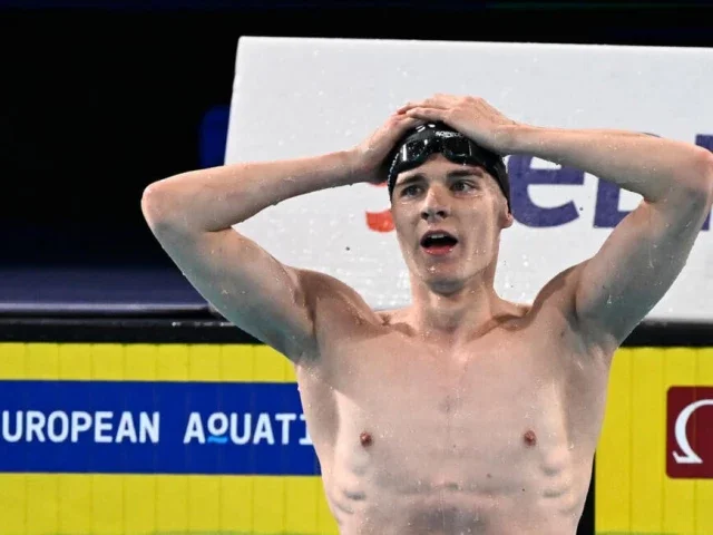 Marchand wins first Euros gold as Liebmann breaks 1500m free world record