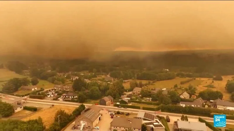 International help arrives as wildfires rage across Belgium