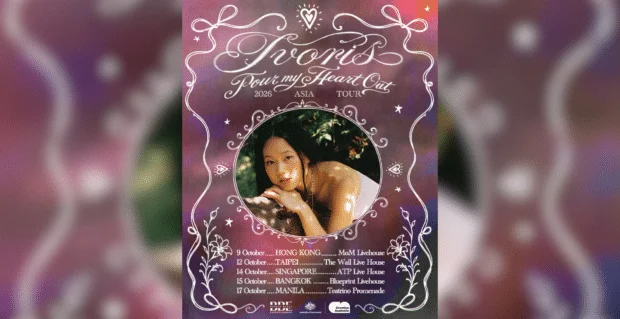 Ivoris announces upcoming 'Pour My Heart Out 2026 Asia Tour' with Manila stop