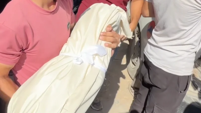 Fetus found among the ruins of a deadly Israeli strike on Gaza