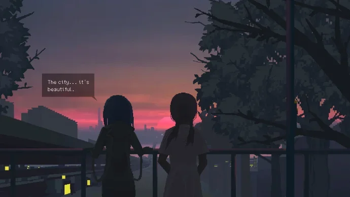 Repair sick robots and contemplate the role of healthcare providers in the deeply textured, pixel art, cyberpunk visual novel All Our Broken Parts