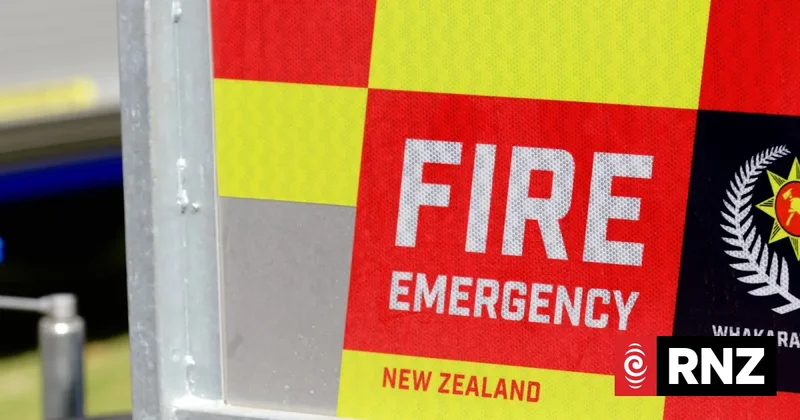 Firefighters working on large vegetation fire in Invercargill