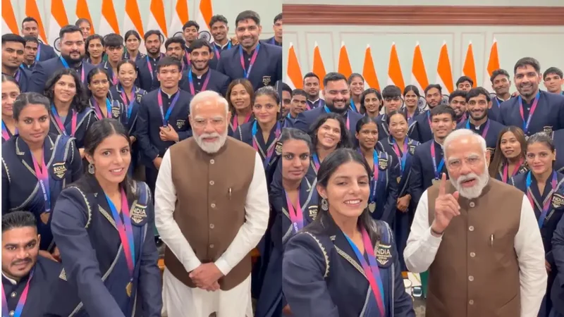 Watch: PM Modi meets CWG medallists, says ‘Jo khelega, woh khilega’