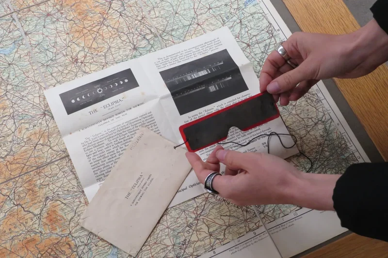 Astronomers share what was used to view the solar eclipse in 1927