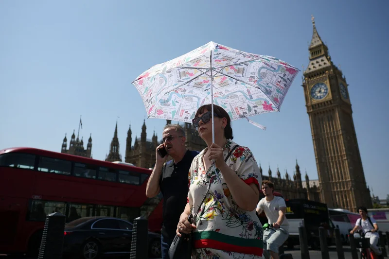 UK records year's hottest day as Europe swelters once again