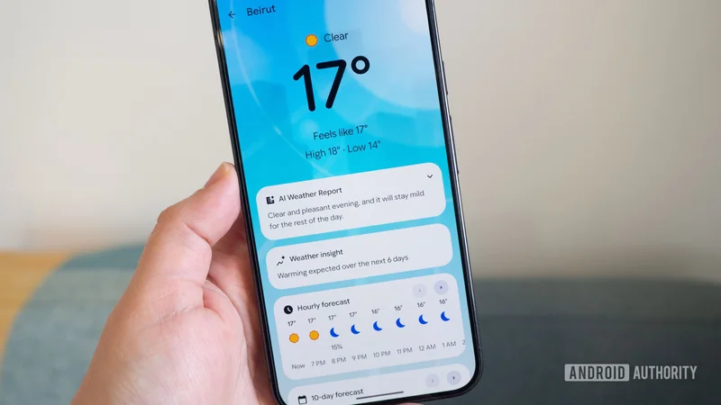 Pixel Weather gets a fresh look and a handy new forecast detail with the latest update