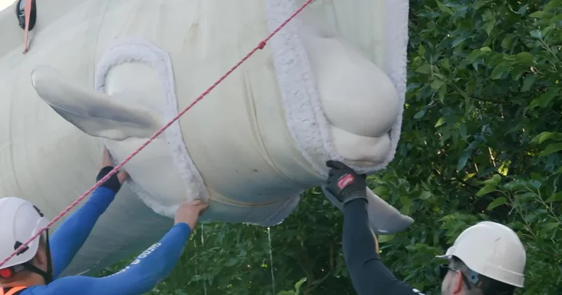 More beluga whales arrive in Texas as international rescue effort continues