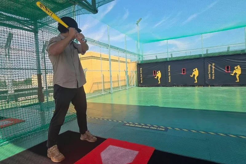 Singapore’s first rooftop batting cage opens at SAFRA Tampines