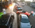 Firebombs thrown at supercars outside Birmingham wedding venue