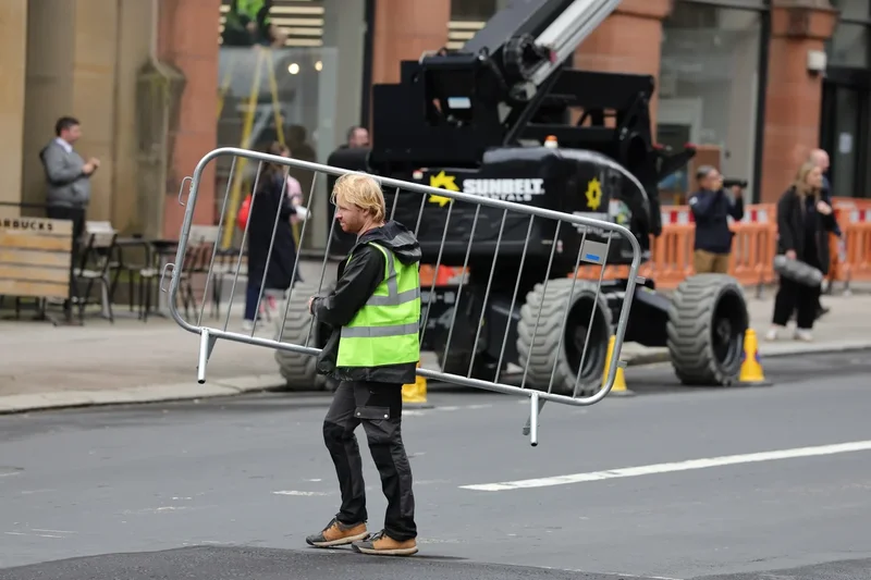 Glasgow transformed into Gotham City for filming of new Batman sequel