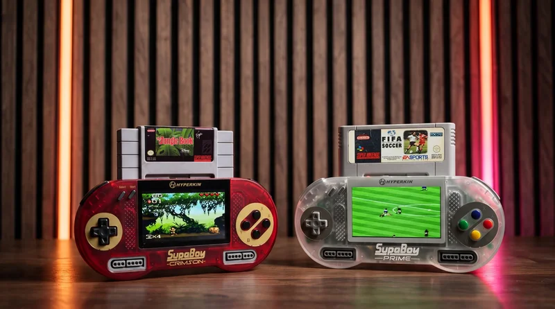Hyperkins SupaBoy handheld retro console gets two new colors this fall — retro never looked so good