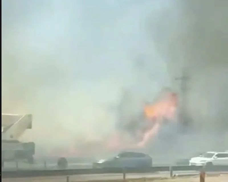 Crews battle wildfire that shut down major highways in Israel