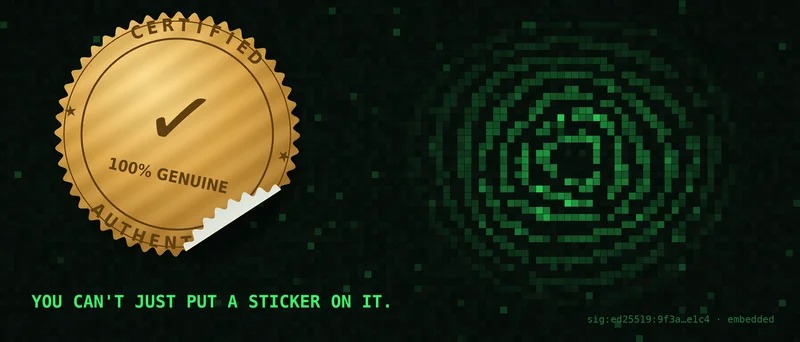 Probably Provenance? You Can’t Just Slap a Sticker on It