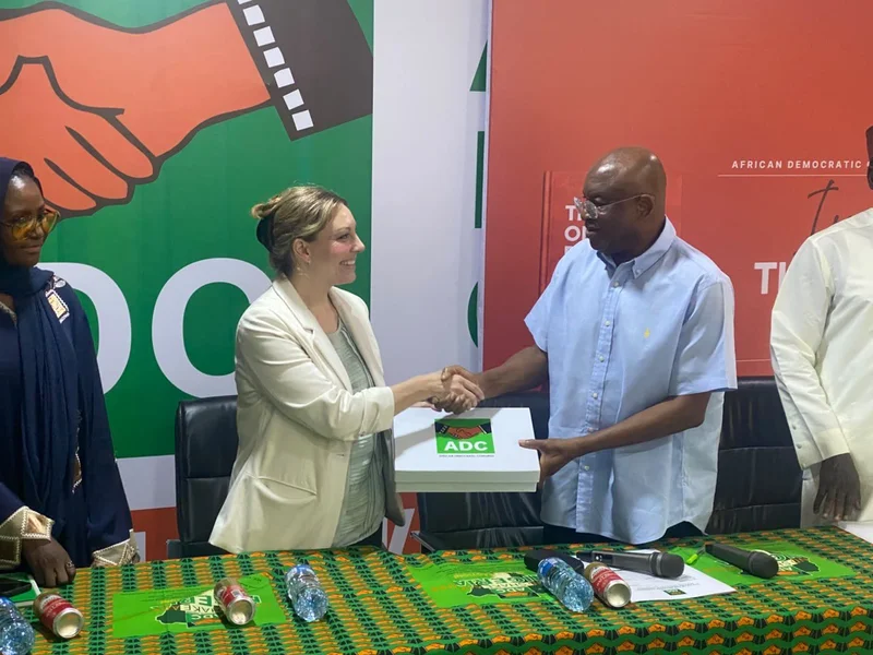 2027: David Mark meets officials of US pro-democracy [PHOTOS]