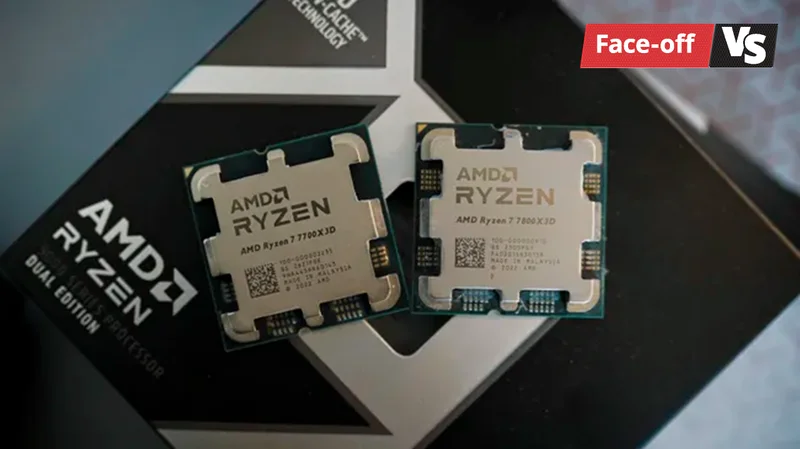 AMD Ryzen 7 7700X3D vs Ryzen 7 7800X3D faceoff — seeing double with Zen 4 X3D