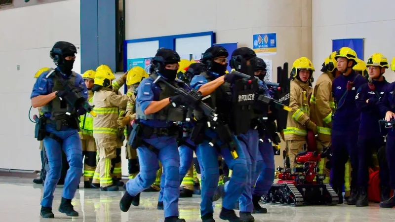 Hong Kong stages first counterterrorism drill at redeveloped Huanggang crossing