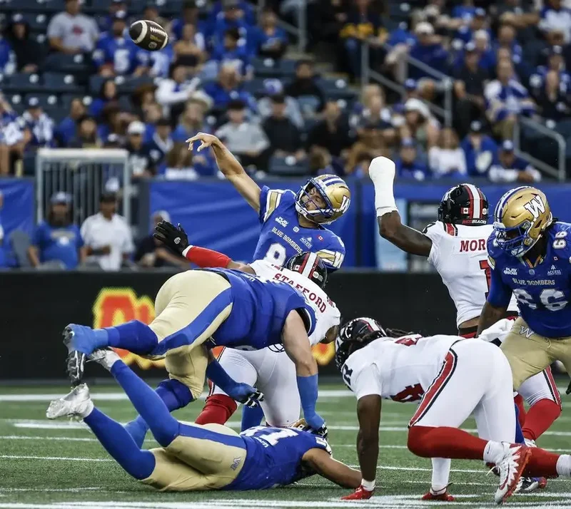 Blue Bombers roll past winless Redblacks 33-21
