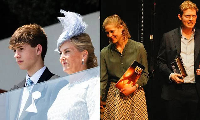 Lady Louise and her brother James could become 'fresh legs' when William is King: Royal expert claims Prince of Wales will favour his cousins for a future role - even if Archie and Lili build a foothold in the UK
