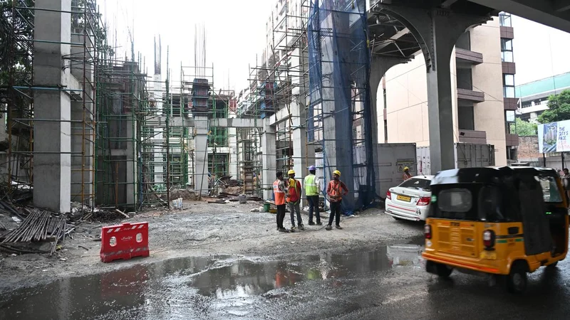 Chennai Metro Rail yet to finish construction of entry/exit at Vadapalani phase II station
