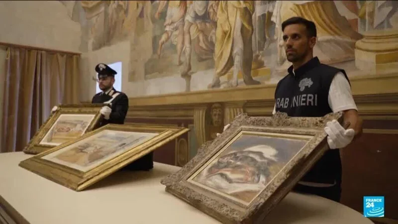 Italy recovers millions of euros worth of stolen Renoir, Cézanne and Matisse paintings